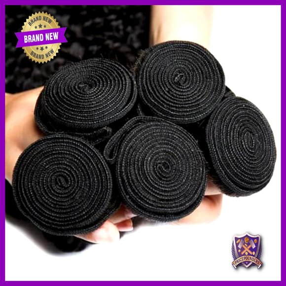 12A Deep Wave Human Hair Extensions 18-24 Inch Brazilian Virgin Bundles main image 5